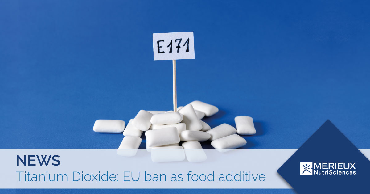 Titanium dioxide: E171 no longer considered safe when used as a