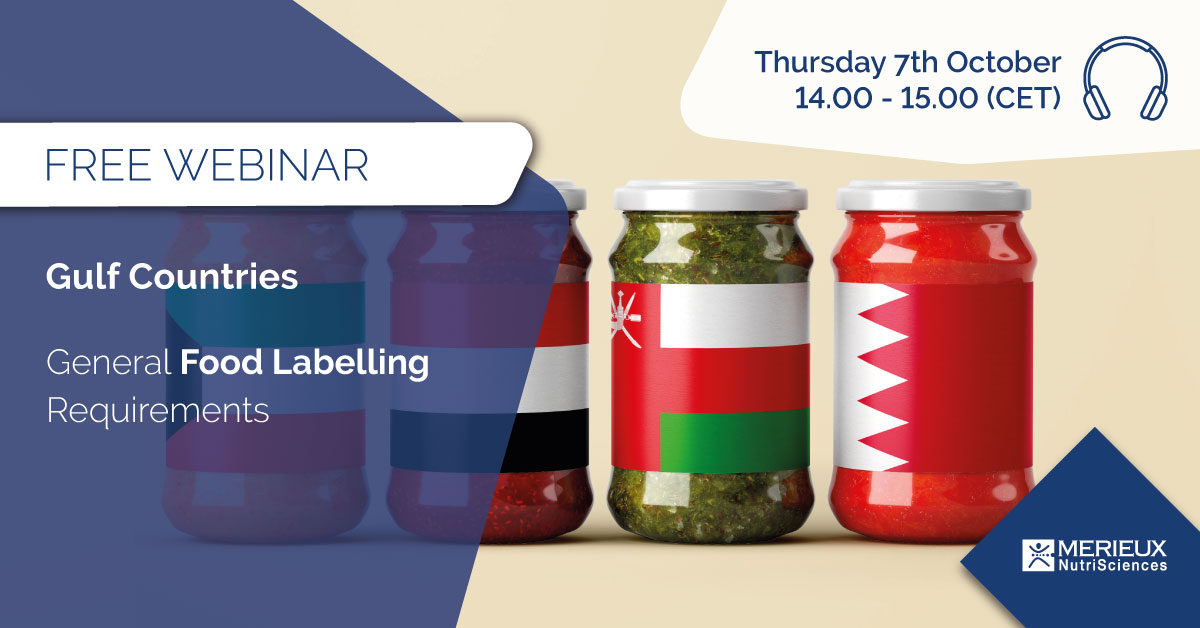 free webinar gulf countries food labelling