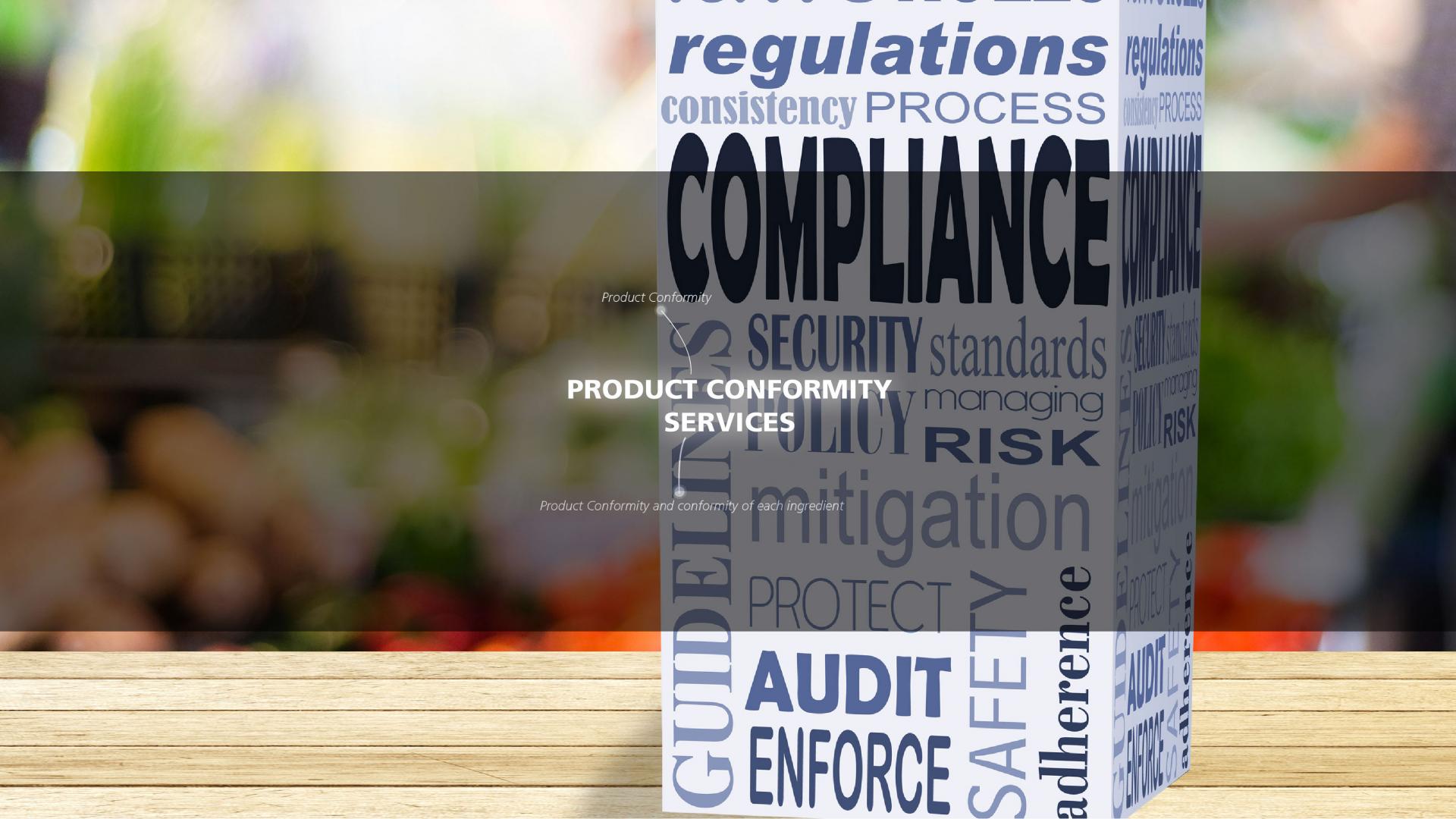 Mérieux NutriSciences-labeling and Regulatory-Product Conformity Mérieux NutriSciences-labeling and Regulatory-Product Conformity